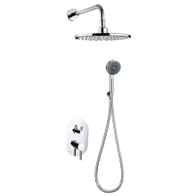 Heißer Verkauf moderner dual versteckte Ventilhalterung Handy -Messing Duschmixer mit Arm 8&#39;&#39;Showerhead